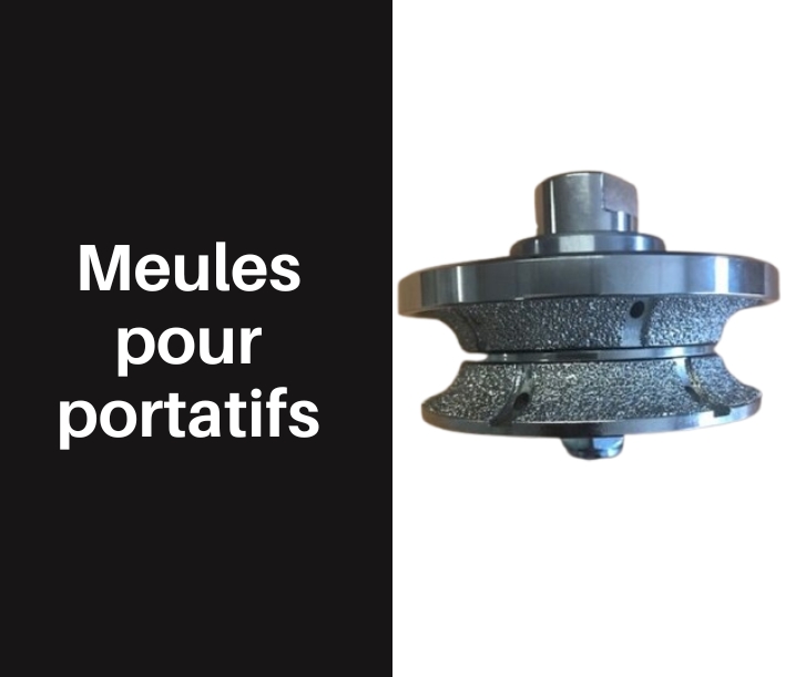 Meules pour portatifs