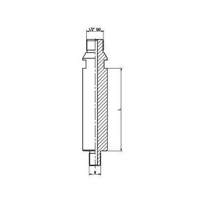 adaptateur M14 - 1/2 gas